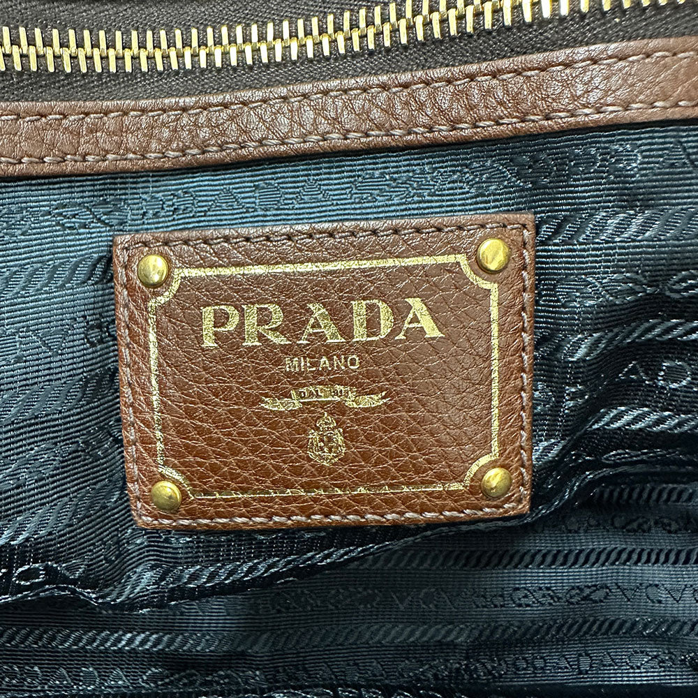 PRADA プラダ 2wayバッグ ブラック ナイロン レディース メンズ 【中古】