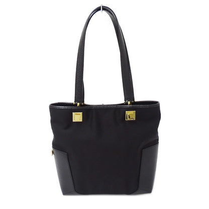 Ferragamo フェラガモ トートバッグ ブラック ナイロン レディース 【中古】