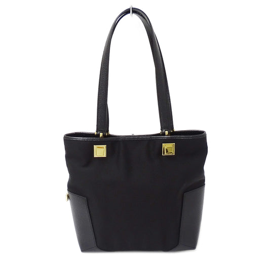 Ferragamo フェラガモ トートバッグ ブラック ナイロン レディース 【中古】