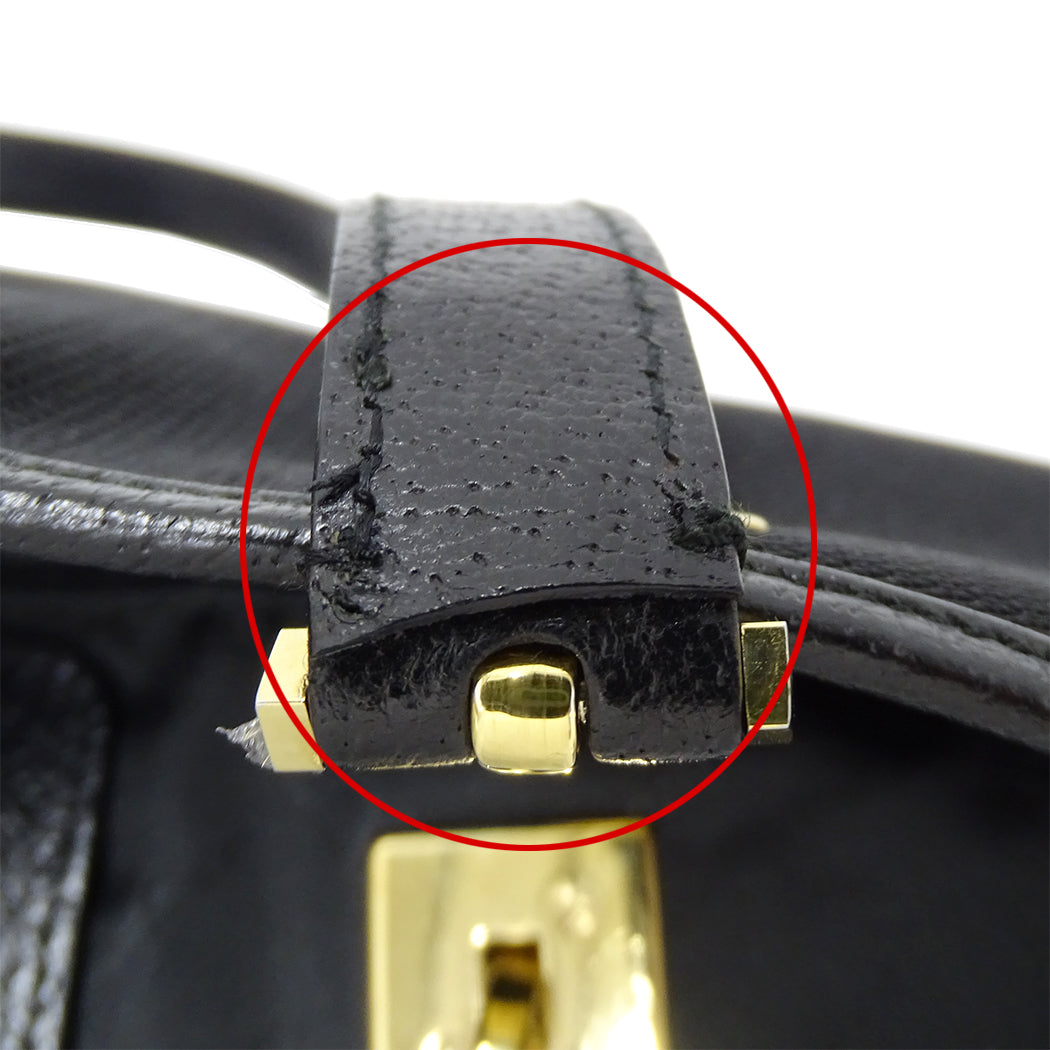 Ferragamo フェラガモ トートバッグ ブラック ナイロン レディース 【中古】