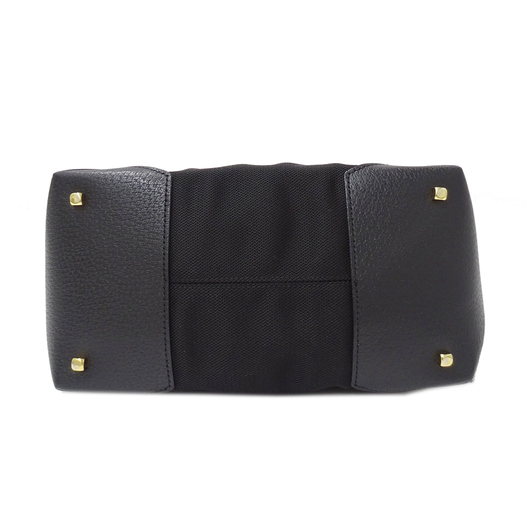 Ferragamo フェラガモ トートバッグ ブラック ナイロン レディース 【中古】