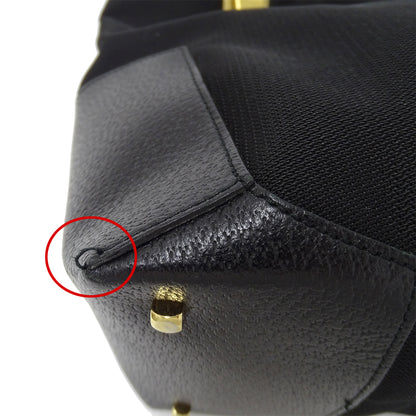 Ferragamo フェラガモ トートバッグ ブラック ナイロン レディース 【中古】