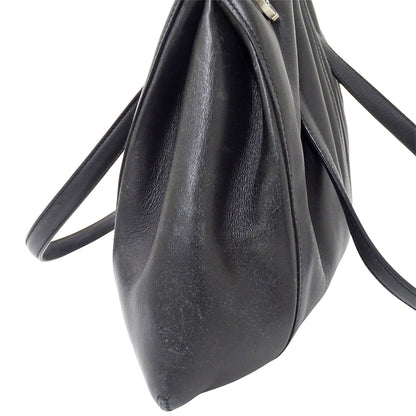 Ferragamo フェラガモ トートバッグ ガンチーニ ブラック レザー レディース 【中古】