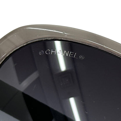 CHANEL シャネル サングラス ココマーク マトラッセ グレー ブラック 5232 レディース メンズ 【中古】