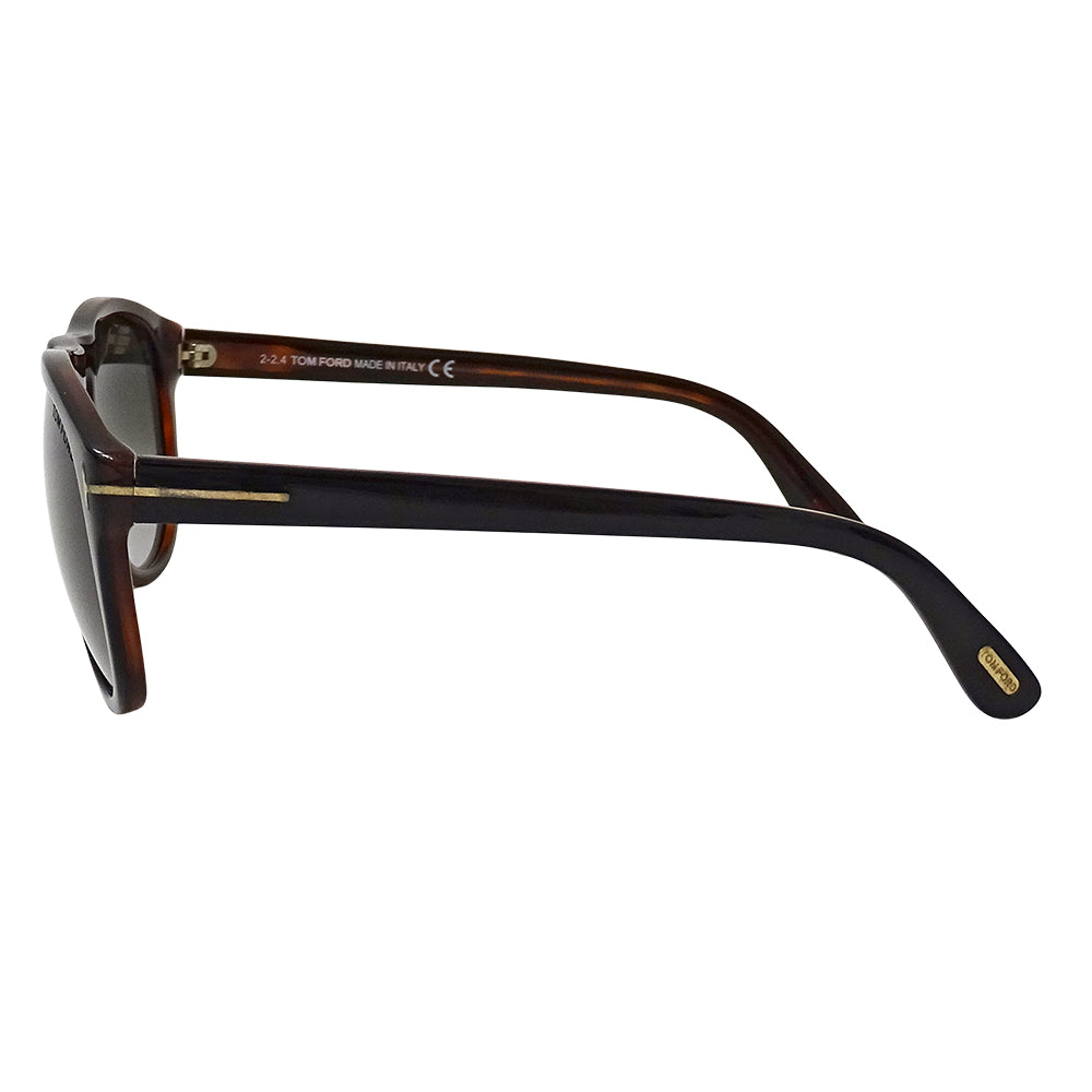 TOM FORD トムフォード サングラス ブラック ブラウン TF347 レディース メンズ 【中古】