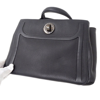 BVLGARI ブルガリ ハンドバッグ ショルダーバッグ 2way ブラック レザー レディース 【中古】