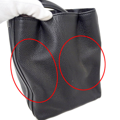 BVLGARI ブルガリ ハンドバッグ ショルダーバッグ 2way ブラック レザー レディース 【中古】