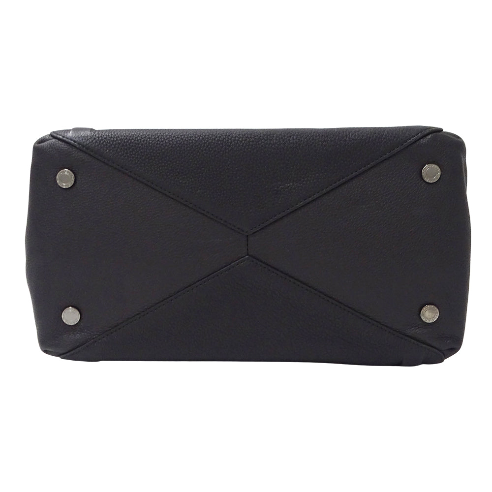 BVLGARI ブルガリ ハンドバッグ ショルダーバッグ 2way ブラック レザー レディース 【中古】