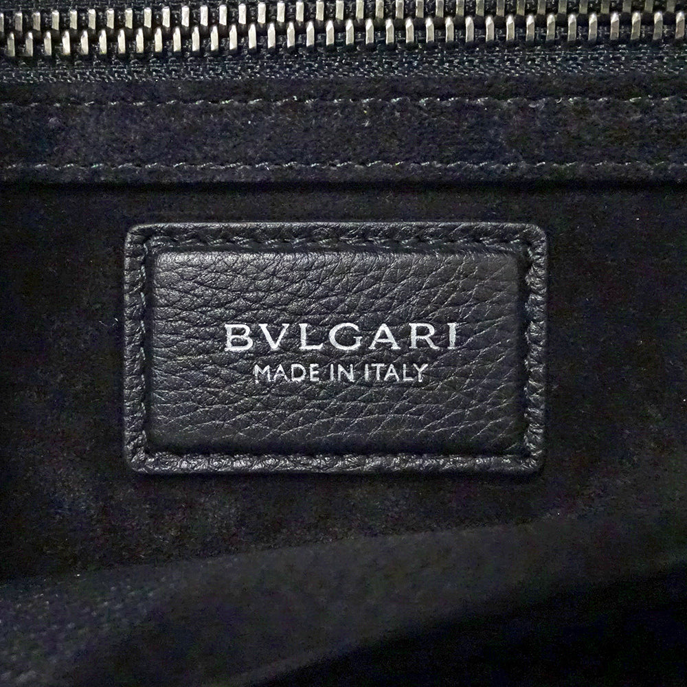 BVLGARI ブルガリ ハンドバッグ ショルダーバッグ 2way ブラック レザー レディース 【中古】