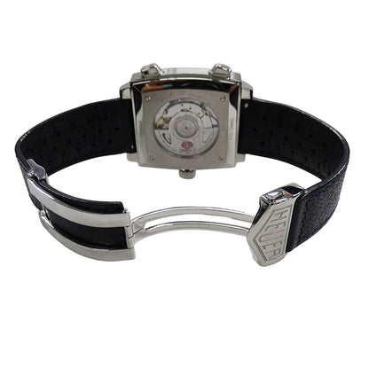 TAG Heuer タグホイヤー モナコ CAW211D FC6300 メンズ 腕時計 クロノグラフ スティーブ マックィーン 自動巻き SS レザー 磨き済み【中古】
