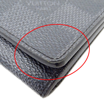 LOUIS VUITTON ルイ・ヴィトン アンヴェロップ カルトドゥヴィジット カードケース ダミエ グラフィット N63338 メンズ 【中古】