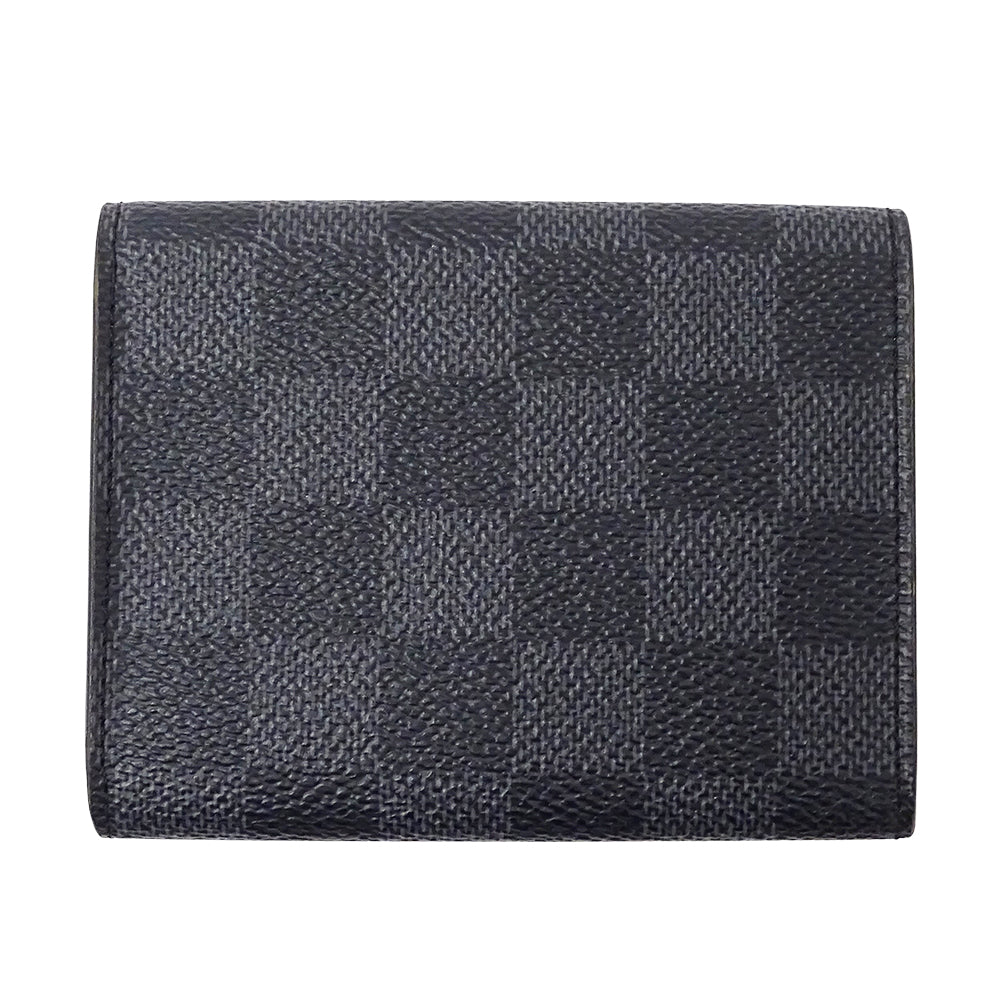 LOUIS VUITTON ルイ・ヴィトン アンヴェロップ カルトドゥヴィジット カードケース ダミエ グラフィット N63338 メンズ 【中古】