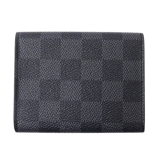 LOUIS VUITTON ルイ・ヴィトン アンヴェロップ カルトドゥヴィジット カードケース ダミエ グラフィット N63338 メンズ 【中古】