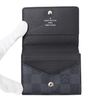 LOUIS VUITTON ルイ・ヴィトン アンヴェロップ カルトドゥヴィジット カードケース ダミエ グラフィット N63338 メンズ 【中古】