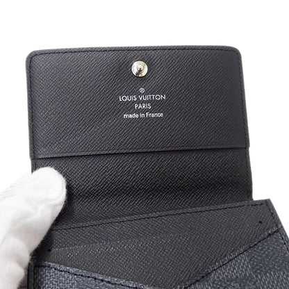 LOUIS VUITTON ルイ・ヴィトン アンヴェロップ カルトドゥヴィジット カードケース ダミエ グラフィット N63338 メンズ 【中古】
