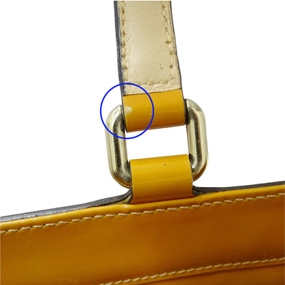 GUCCI グッチ トートバッグ メイフェア GG エナメル レザー ベージュ オレンジ 257612 レディース 【中古】