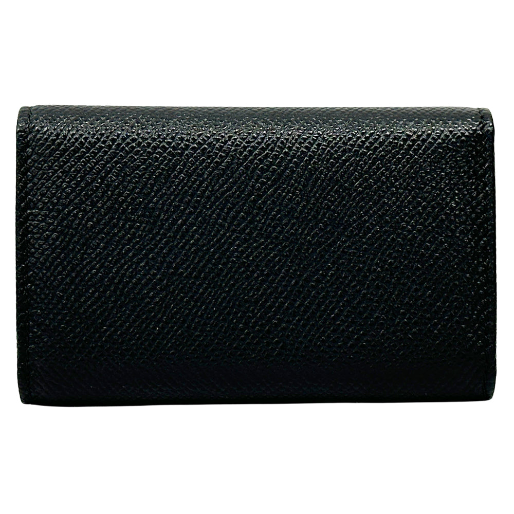 BVLGARI ブルガリ キーケース ブルガリブルガリ 6連 ブラック レザー レディース メンズ 【中古】