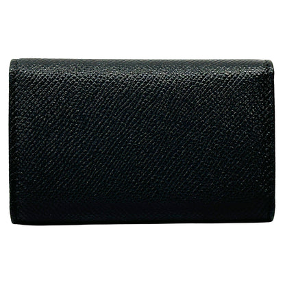 BVLGARI ブルガリ キーケース ブルガリブルガリ 6連 ブラック レザー レディース メンズ 【中古】