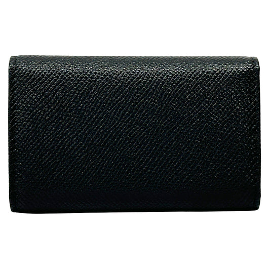 BVLGARI ブルガリ キーケース ブルガリブルガリ 6連 ブラック レザー レディース メンズ 【中古】