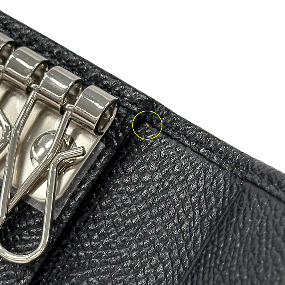 BVLGARI ブルガリ キーケース ブルガリブルガリ 6連 ブラック レザー レディース メンズ 【中古】