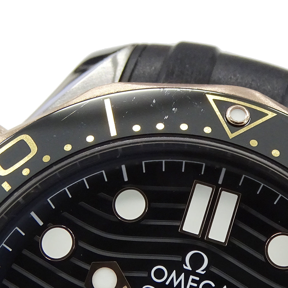 OMEGA オメガ シーマスター 210.22.42.20.01.00﻿2 メンズ 腕時計 自動巻き AT セドナゴールド SS ラバー 磨き済み【中古】