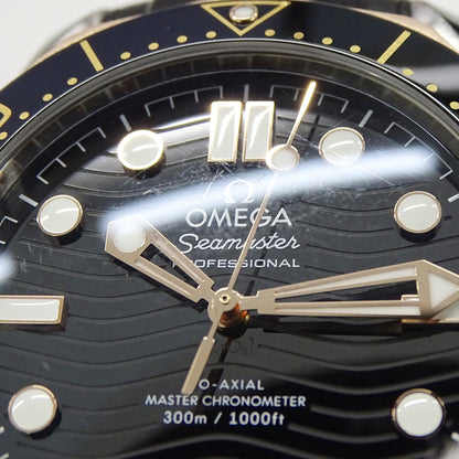 OMEGA オメガ シーマスター 210.22.42.20.01.00﻿2 メンズ 腕時計 自動巻き AT セドナゴールド SS ラバー 磨き済み【中古】