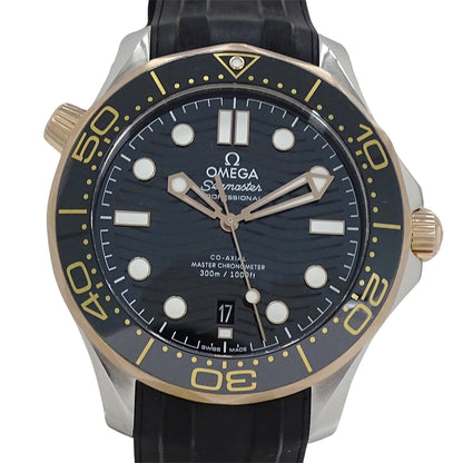 OMEGA オメガ シーマスター 210.22.42.20.01.00﻿2 メンズ 腕時計 自動巻き AT セドナゴールド SS ラバー 磨き済み【中古】
