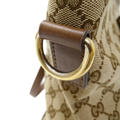 GUCCI グッチ トートバッグ 2way ベージュ ブラウン 388929 GGキャンバス レディース 【中古】