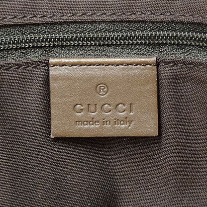 GUCCI グッチ トートバッグ 2way ベージュ ブラウン 388929 GGキャンバス レディース 【中古】