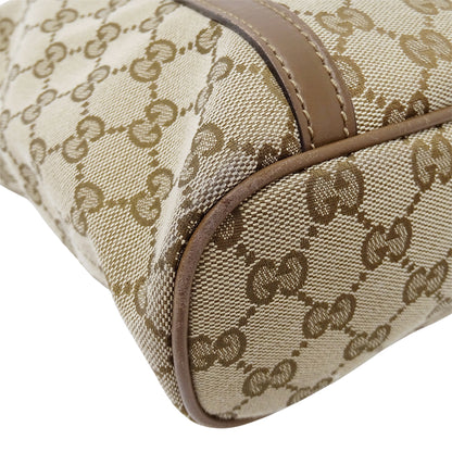 GUCCI グッチ トートバッグ 2way ベージュ ブラウン 388929 GGキャンバス レディース 【中古】