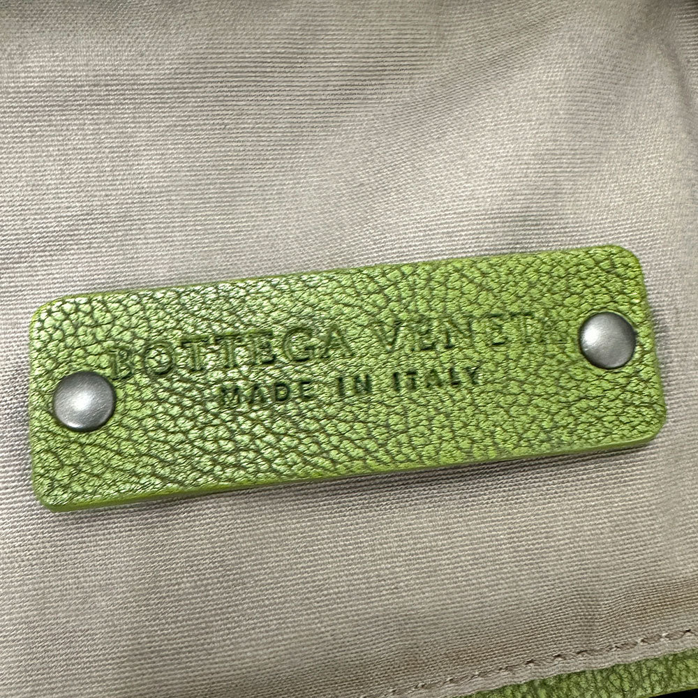 BOTTEGAVENETA ボッテガ・ヴェネタ 2wayバッグ グリーン グリーン レザー レディース メンズ 【中古】