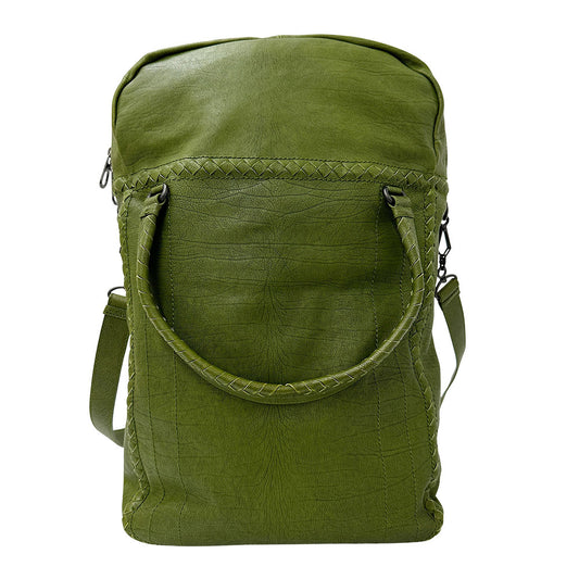 BOTTEGAVENETA ボッテガ・ヴェネタ 2wayバッグ グリーン グリーン レザー レディース メンズ 【中古】