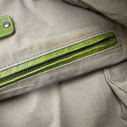 BOTTEGAVENETA ボッテガ・ヴェネタ 2wayバッグ グリーン グリーン レザー レディース メンズ 【中古】