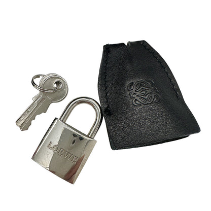 LOEWE ロエベ 2wayバッグ ブラック レザー メンズ 【中古】
