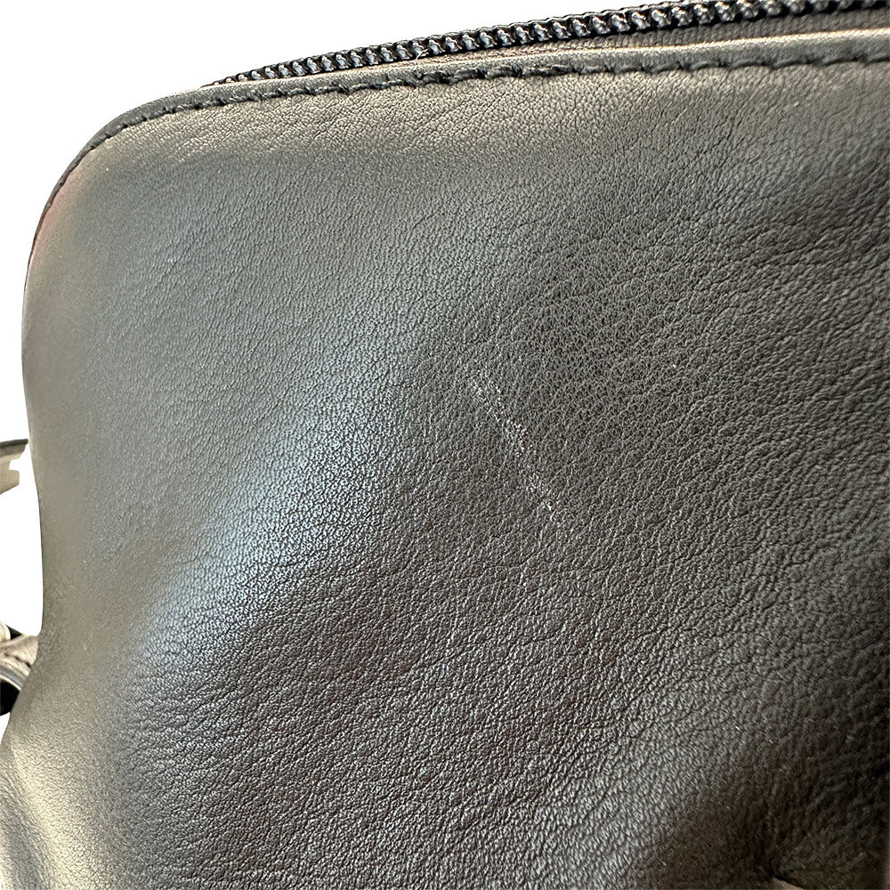 LOEWE ロエベ 2wayバッグ ブラック レザー メンズ 【中古】