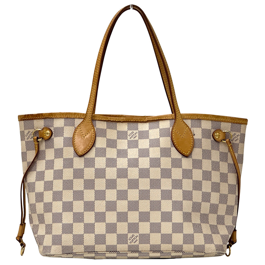 LOUIS VUITTON ルイ・ヴィトン ネヴァーフル PM トートバッグ ダミエ アズール N40605 レディース 【中古】