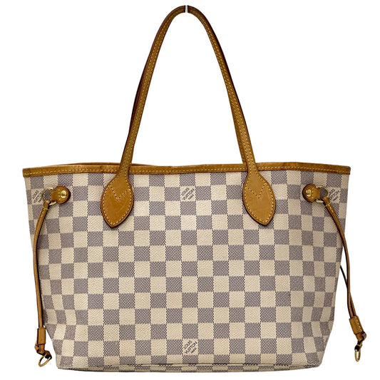 LOUIS VUITTON ルイ・ヴィトン ネヴァーフル PM トートバッグ ダミエ アズール N40605 レディース 【中古】