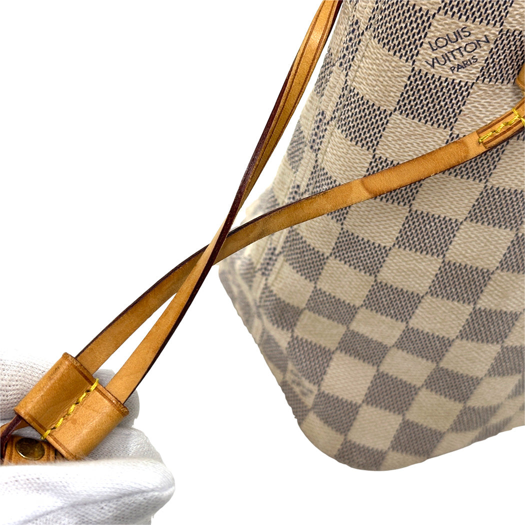 LOUIS VUITTON ルイ・ヴィトン ネヴァーフル PM トートバッグ ダミエ アズール N40605 レディース 【中古】