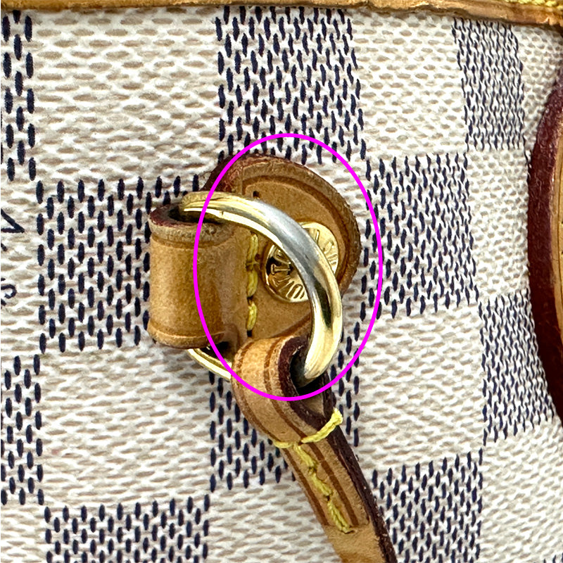 LOUIS VUITTON ルイ・ヴィトン ネヴァーフル PM トートバッグ ダミエ アズール N40605 レディース 【中古】