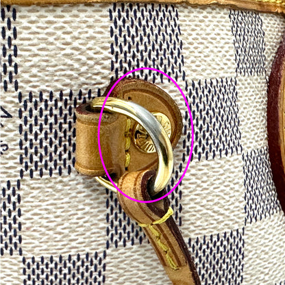 LOUIS VUITTON ルイ・ヴィトン ネヴァーフル PM トートバッグ ダミエ アズール N40605 レディース 【中古】