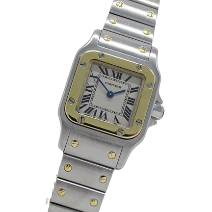 Cartier カルティエ サントスガルベ SM W20012C4 レディース 腕時計 クオーツ QZ SS YG 磨き済み【中古】