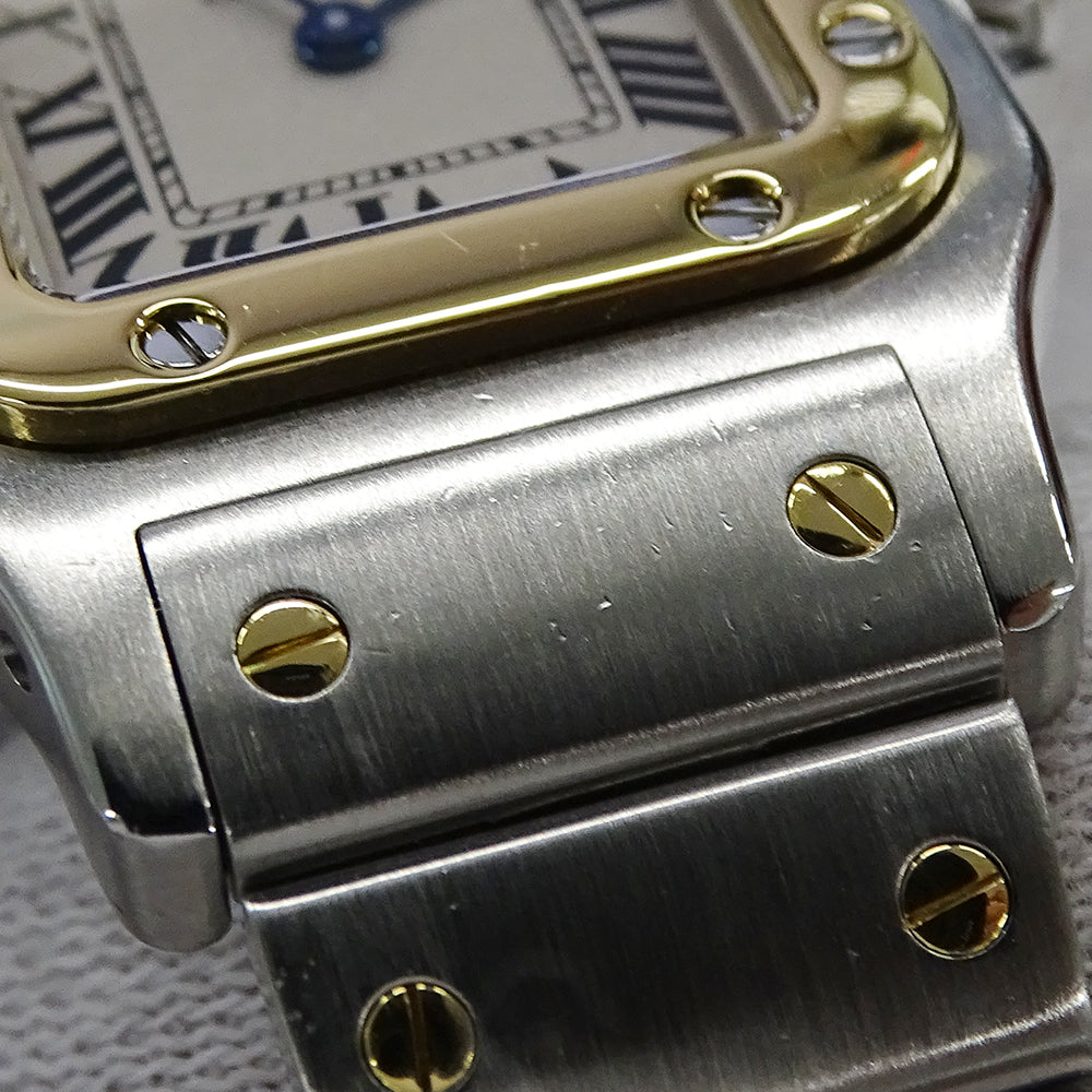 Cartier カルティエ サントスガルベ SM W20012C4 レディース 腕時計 クオーツ QZ SS YG 磨き済み【中古】