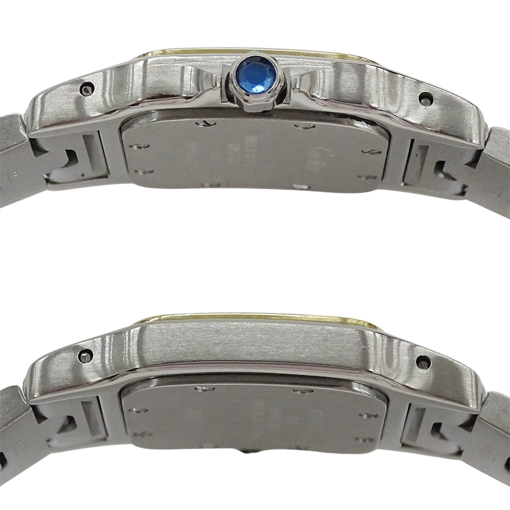 Cartier カルティエ サントスガルベ SM W20012C4 レディース 腕時計 クオーツ QZ SS YG 磨き済み【中古】