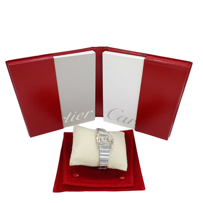 Cartier カルティエ サントスガルベ SM W20012C4 レディース 腕時計 クオーツ QZ SS YG 磨き済み【中古】
