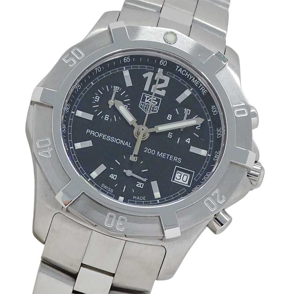 TAG Heuer タグホイヤー エクスクルーシブ CN1110 BA0337 メンズ 腕時計 クロノグラフ クオーツ SS 磨き済み【中古】
