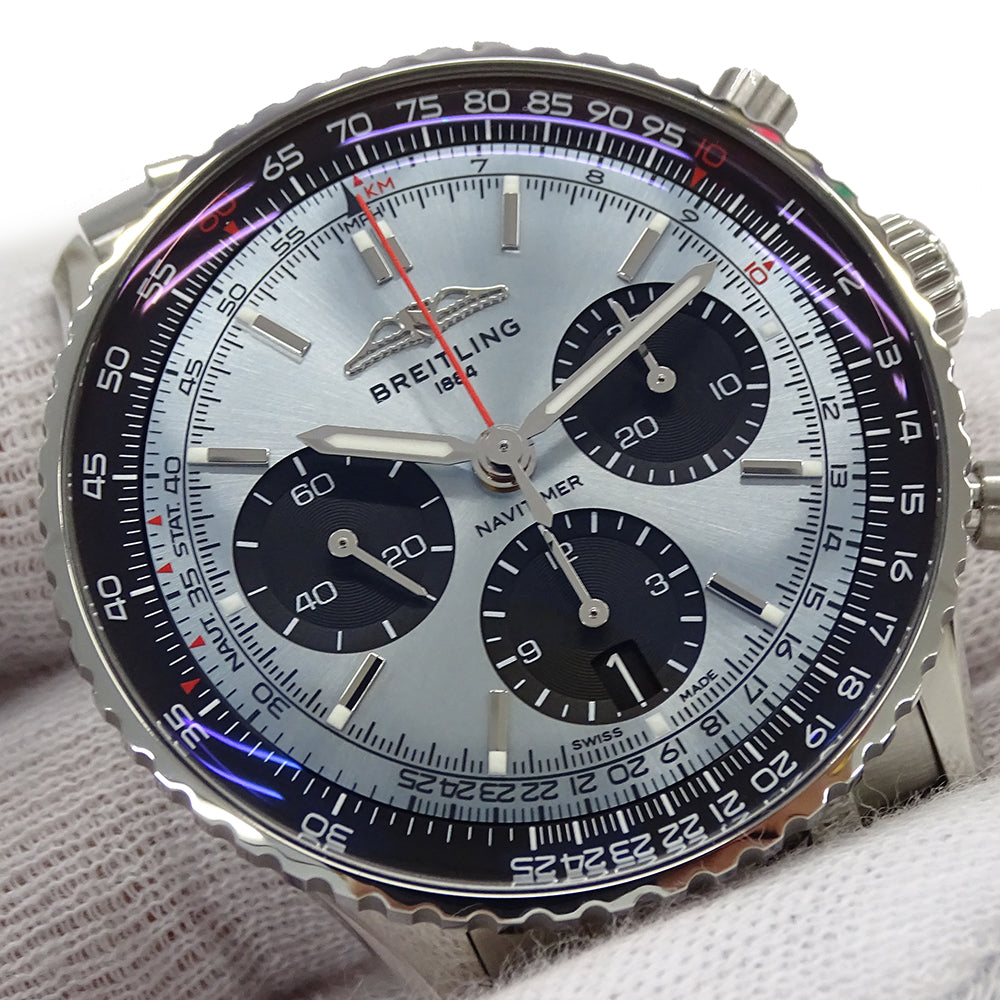 BREITLING ブライトリング ナビタイマー B01 AB0139 メンズ 腕時計 クロノグラフ 自動巻き AT ステンレス【中古】