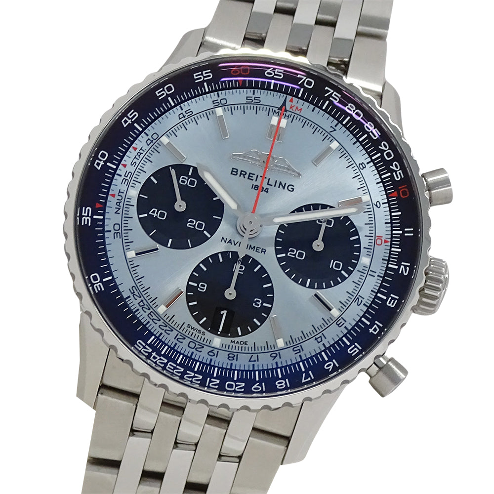 BREITLING ブライトリング ナビタイマー B01 AB0139 メンズ 腕時計 クロノグラフ 自動巻き AT ステンレス【中古】