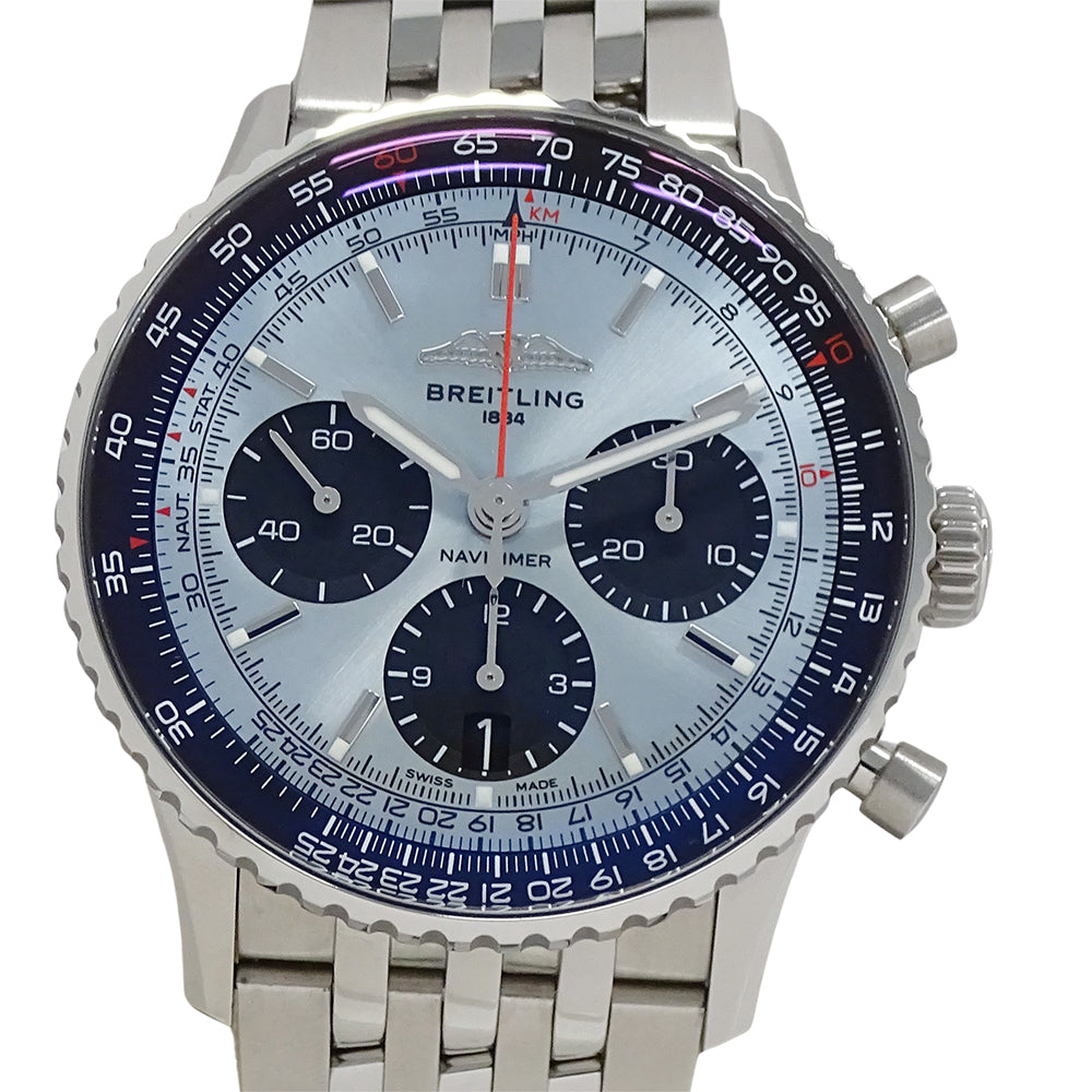 BREITLING ブライトリング ナビタイマー B01 AB0139 メンズ 腕時計 クロノグラフ 自動巻き AT ステンレス【中古】
