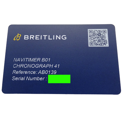 BREITLING ブライトリング ナビタイマー B01 AB0139 メンズ 腕時計 クロノグラフ 自動巻き AT ステンレス【中古】