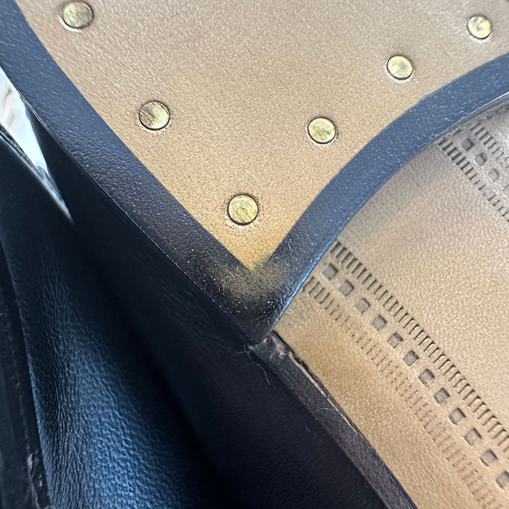 GUCCI グッチ ローファー ホースビット ブラック レザー レディース 【中古】
